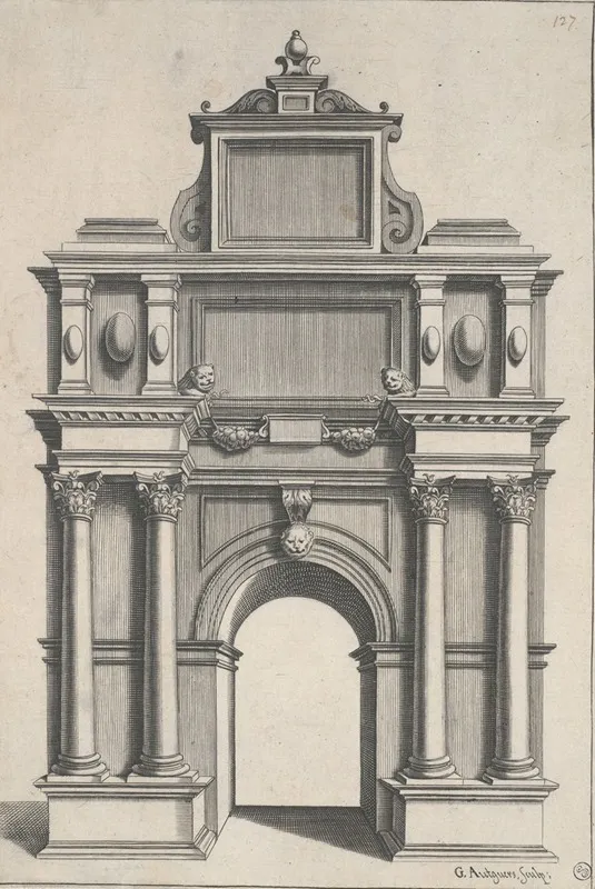 Design For An Arch With Corinthian Columns