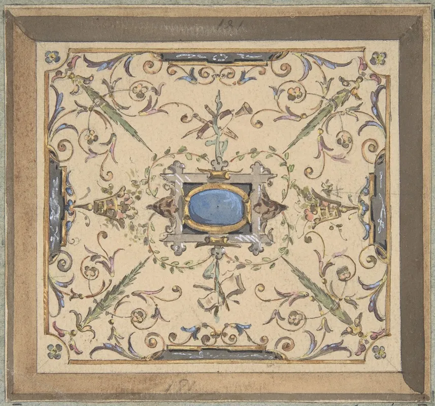 Design For Ceiling Chateau De Cange 2