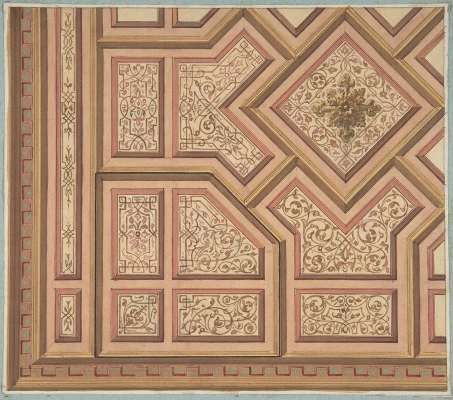 Design For Ceiling Chateau De Cange