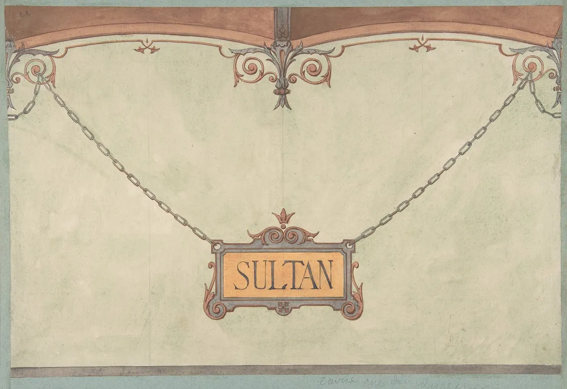 Design For Decorated Sultan Plaque For Stable Wall Hotel Candamo