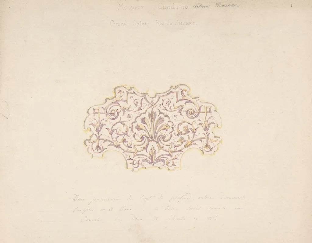 Design For Grand Salon Ground Floor Hotel Candamo