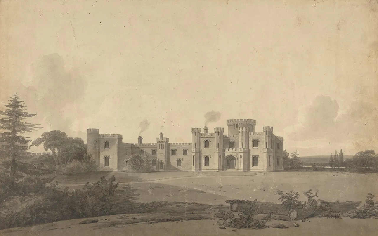 Design For Knepp Castle Sussex Perspective