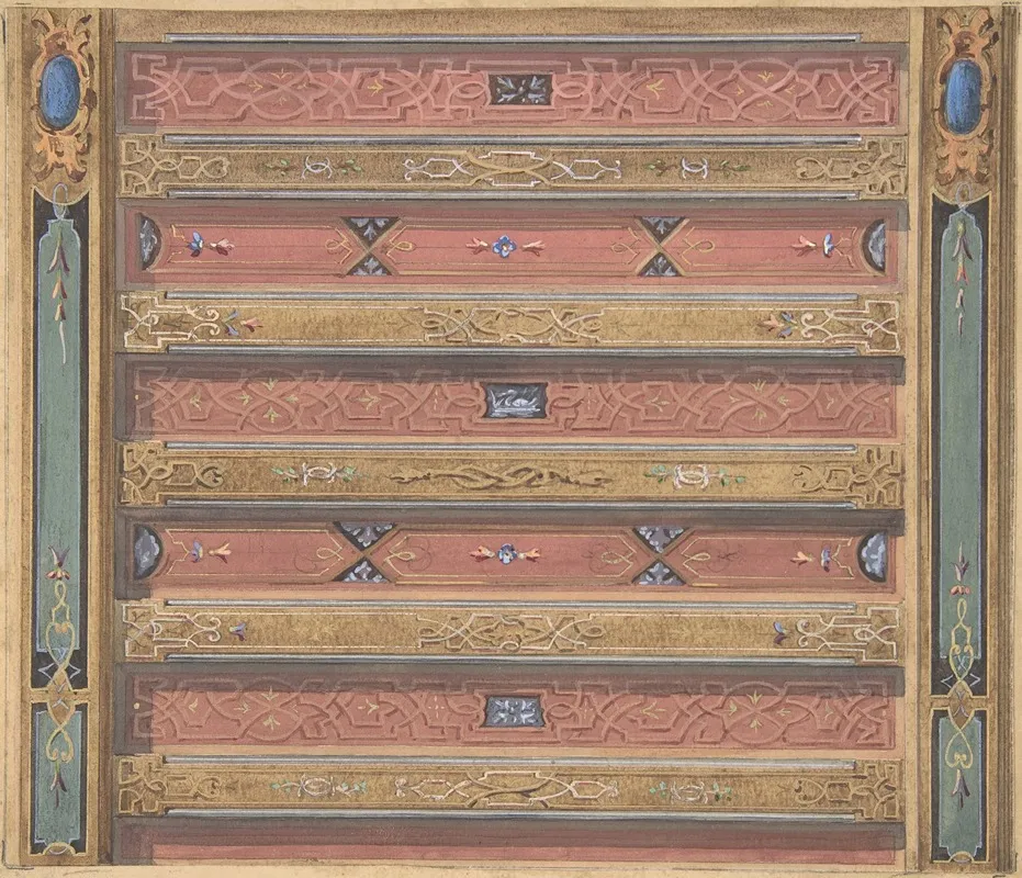 Design For Salon Ceiling Chateau De Cange