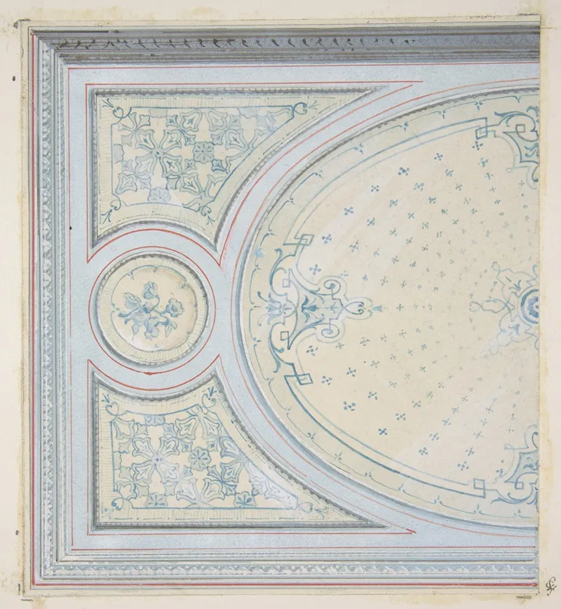 Design For The Decoration Of A Ceiling 2
