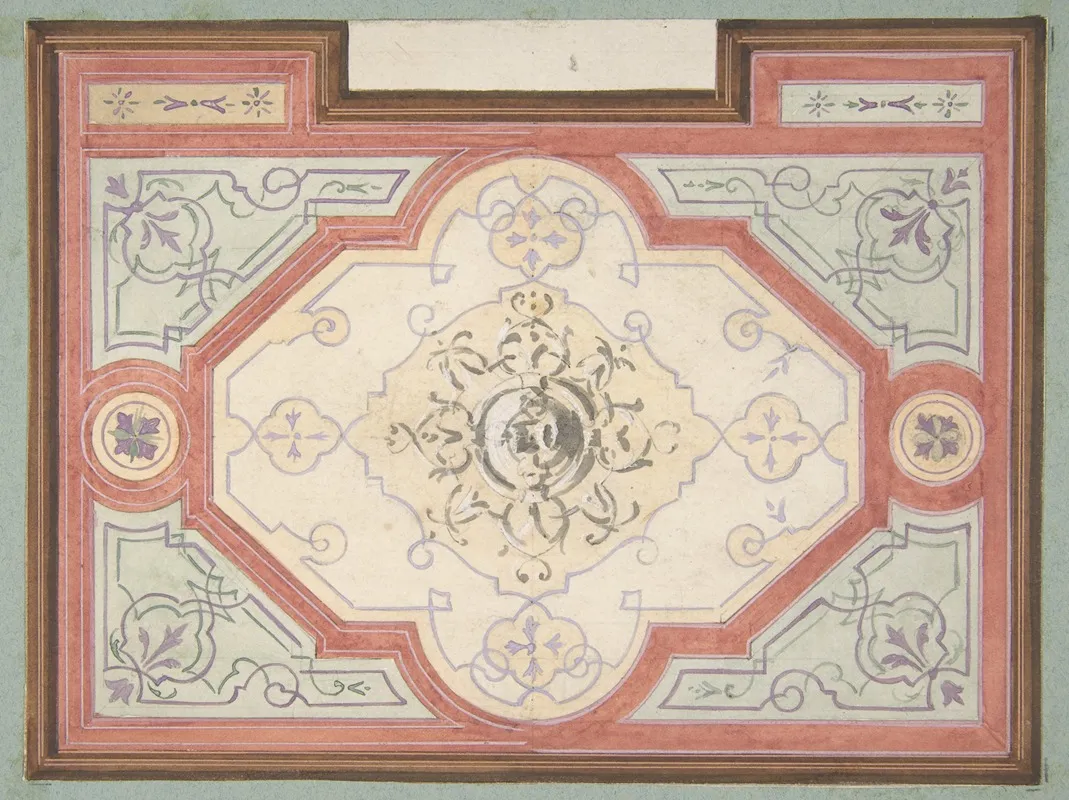 Design For The Decoration Of A Ceiling 3