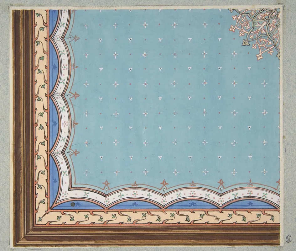Design For The Painted Decoration Of A Ceiling 4