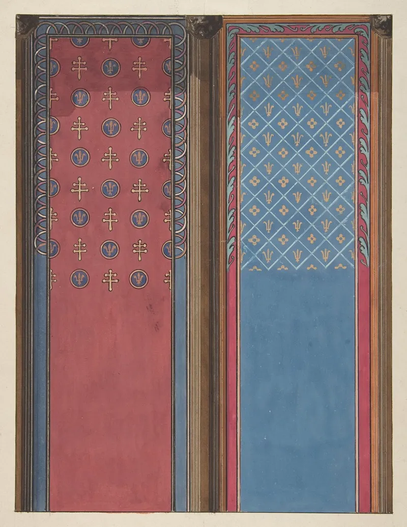 Design For The Painted Decoration Of Panels