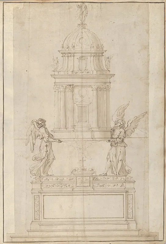 Design For The Tabernacle Of The Sistine Chapel In The Santa Maria Maggiore In Rome
