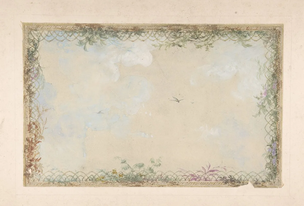 Designs For Ceilings With Clouds And Birds