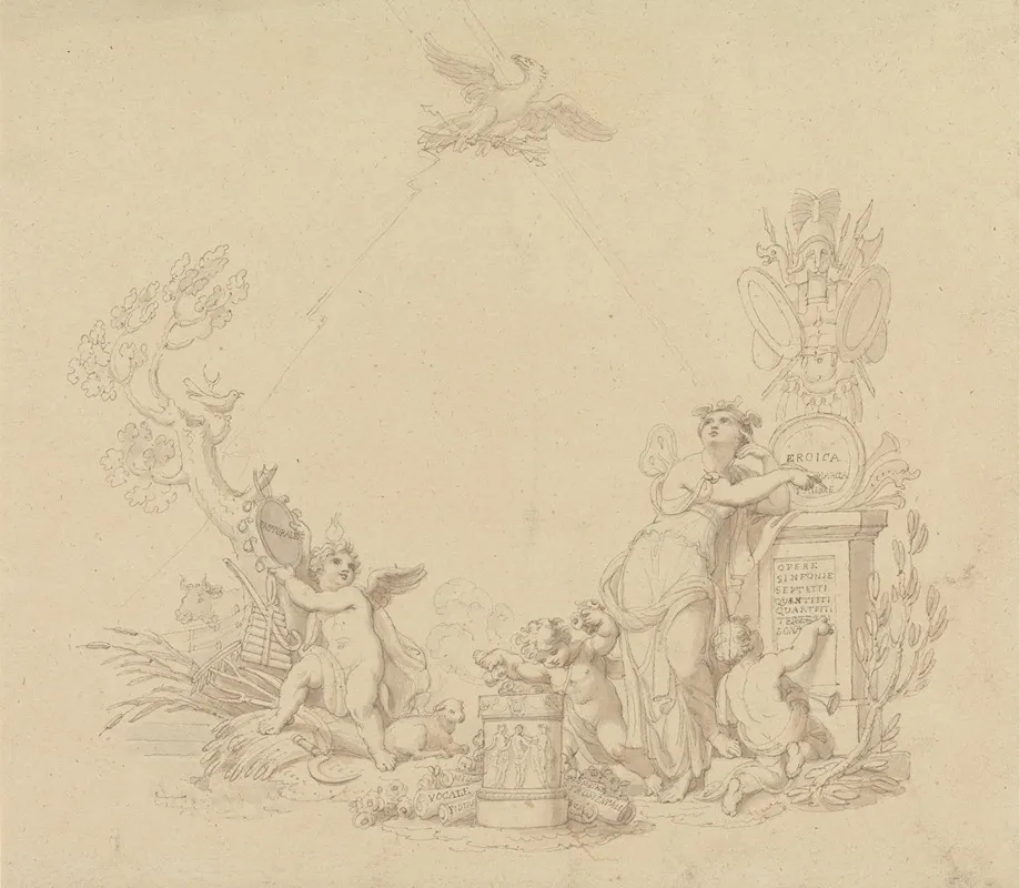 Designs For Illustrations To Beethovens Works