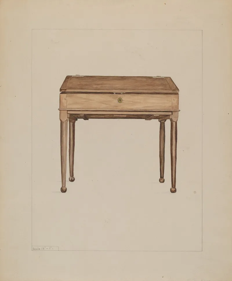 Desk 34 by Frederick Jackson - Canvas Print