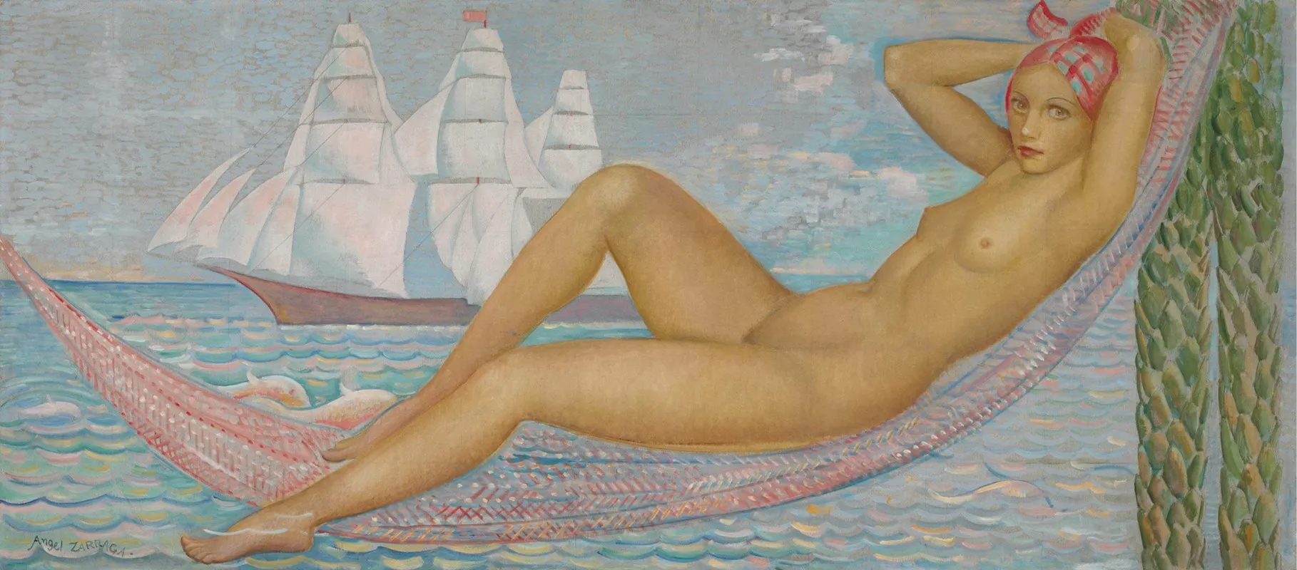 Desnudo 4 by Ángel Zárraga - Canvas Print