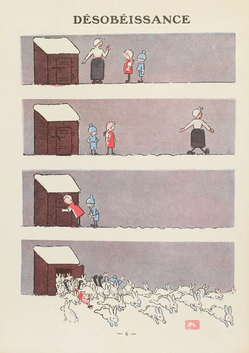 Desobeissance by André Hellé - Canvas Print