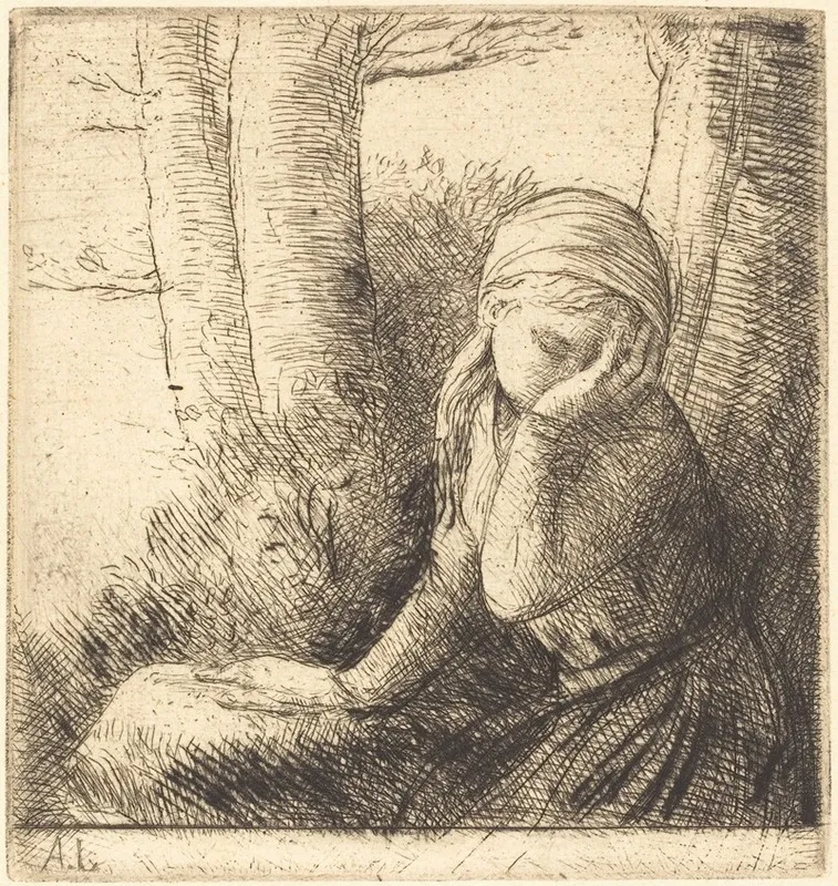Desperate Young Girl La Jeune Desesperee