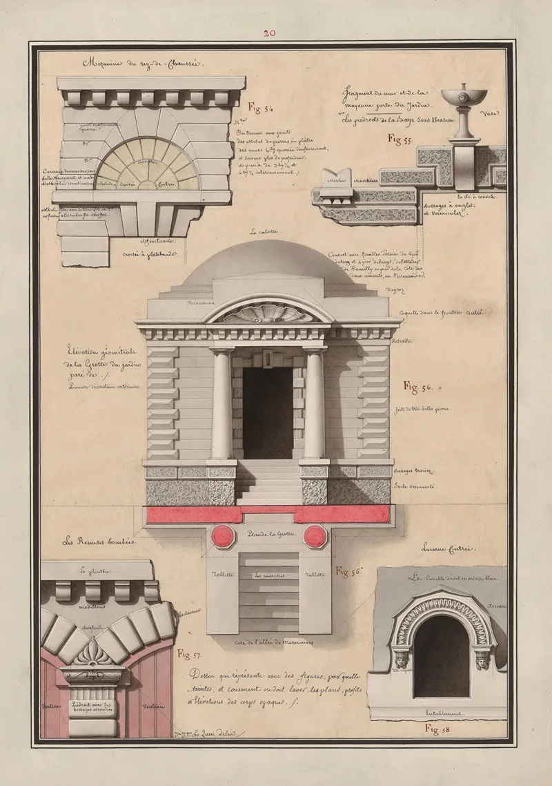 Dessin Qui Represente Avec Des Figures Par Quelles Teintes Et Comment On Doit Laver Les Plans Profils Et Elevations Des Corps Opaques