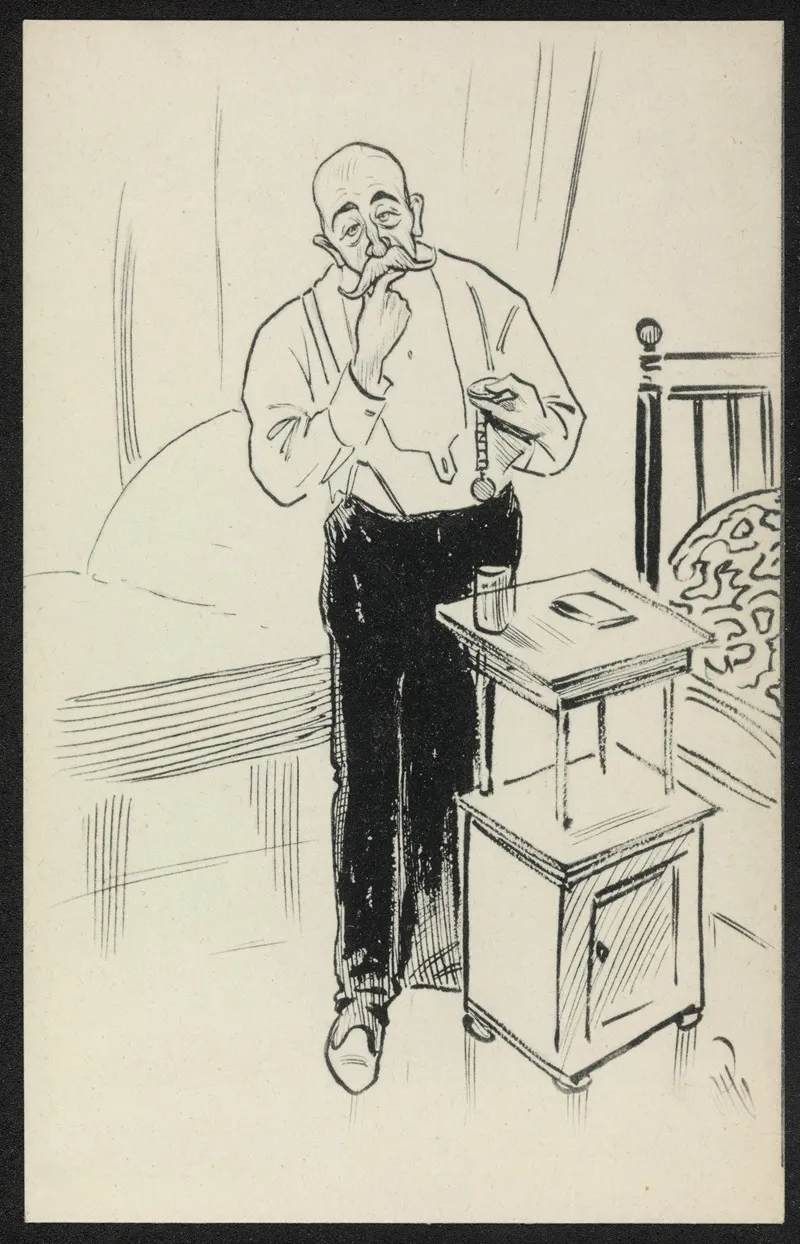 Det Var Kjedeligt by Olaf Krohn - Canvas Print