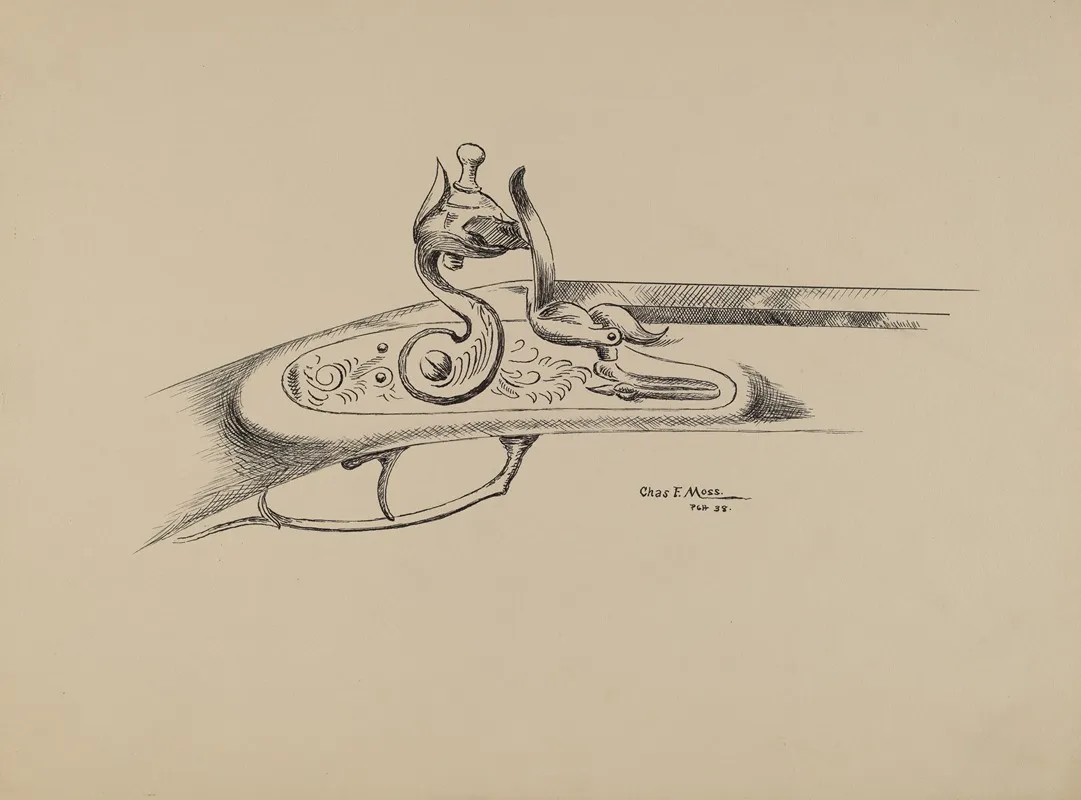 Detail Of A Flint Lock