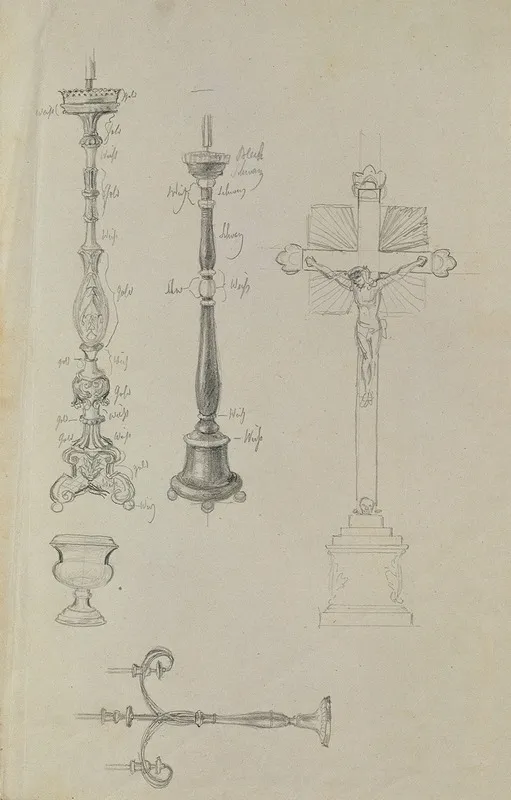 Detailstudie Zur Aufbahrung Der Juliana Krafft Und Ihrer Tochter Ludovica by Johann Peter Krafft - Canvas Print