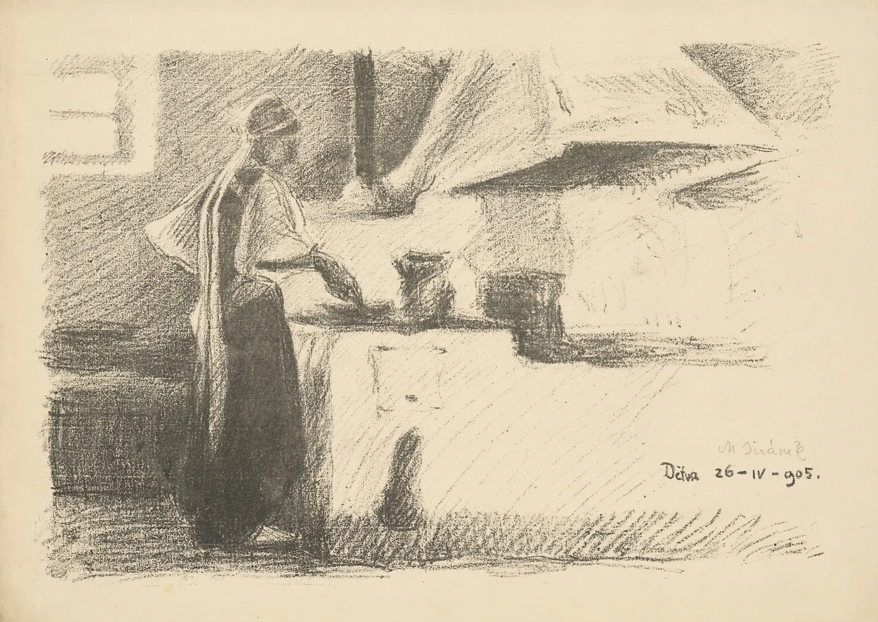Detvianska Kuchyna by Miloš Jiránek - Canvas Print