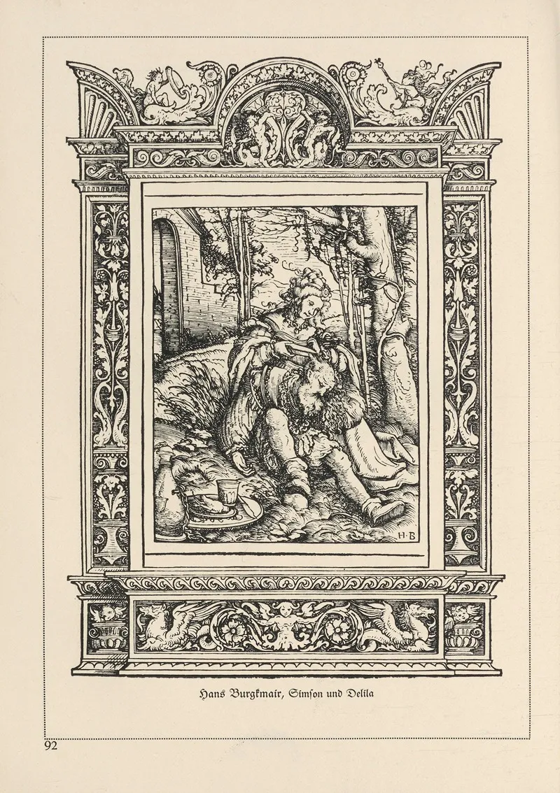 Deutsche Holzschnitte Bis Zum Ende Des 16 Jahrhunderts Pl 82 by Heinrich Höhn - Canvas Print