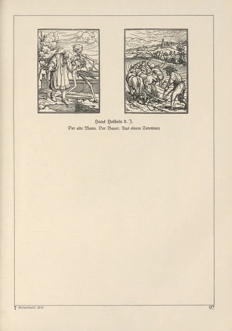 Deutsche Holzschnitte Bis Zum Ende Des 16 Jahrhunderts Pl 87 by Heinrich Höhn - Canvas Print