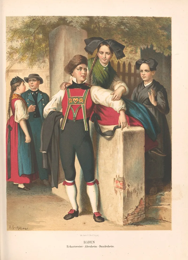 Deutsche Volkstrachten Pl 47