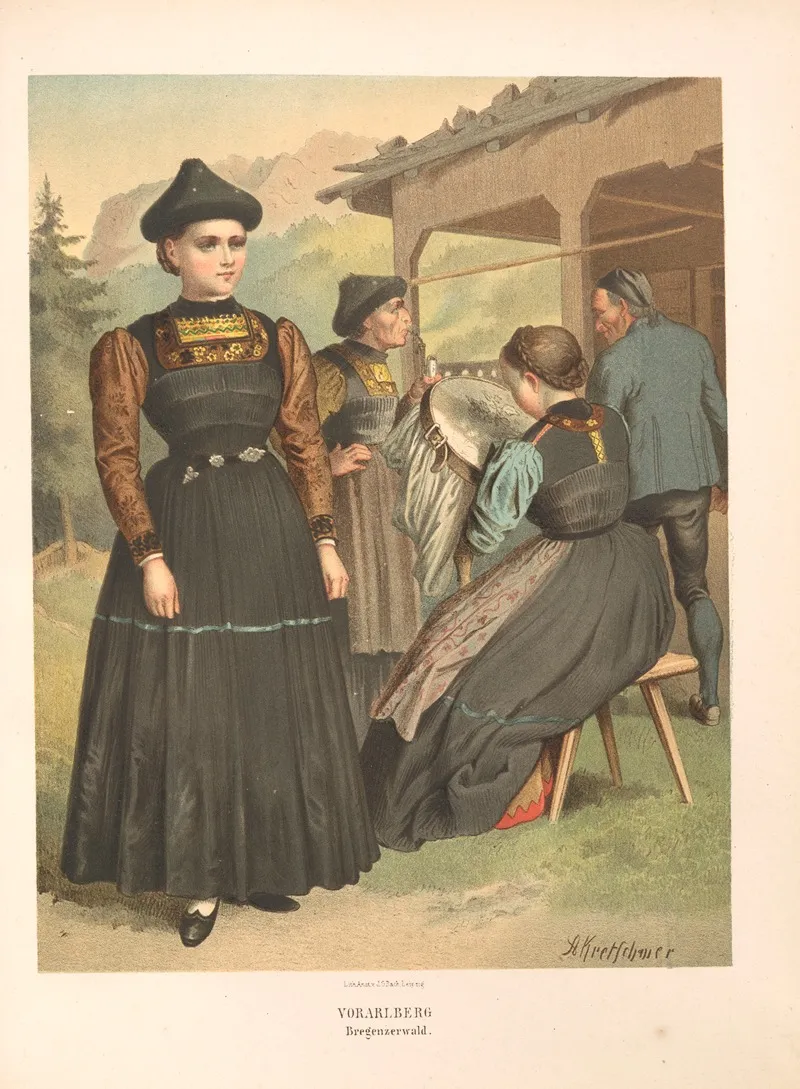 Deutsche Volkstrachten Pl 78