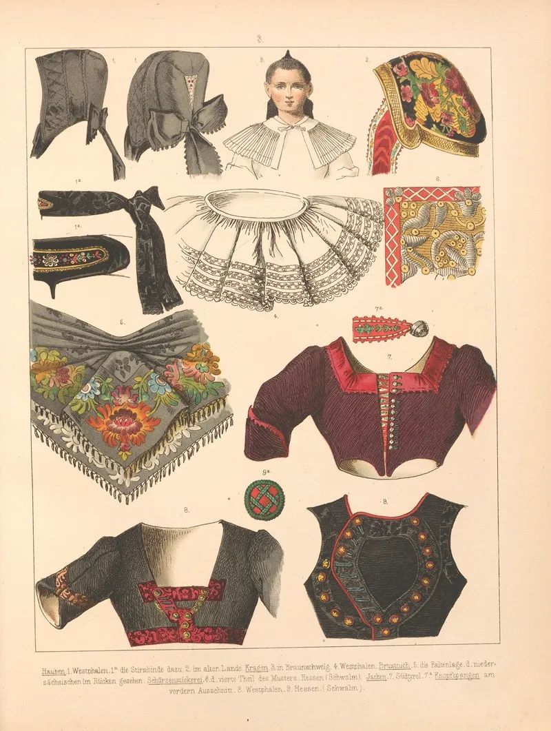 Deutsche Volkstrachten Pl 84