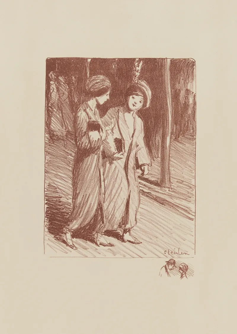 Deux Femmes Dans La Rue