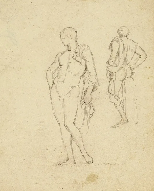 Deux Hommes Nus Debout