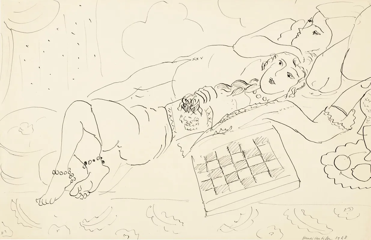 Deux Odalisques by Henri Matisse - Canvas Print