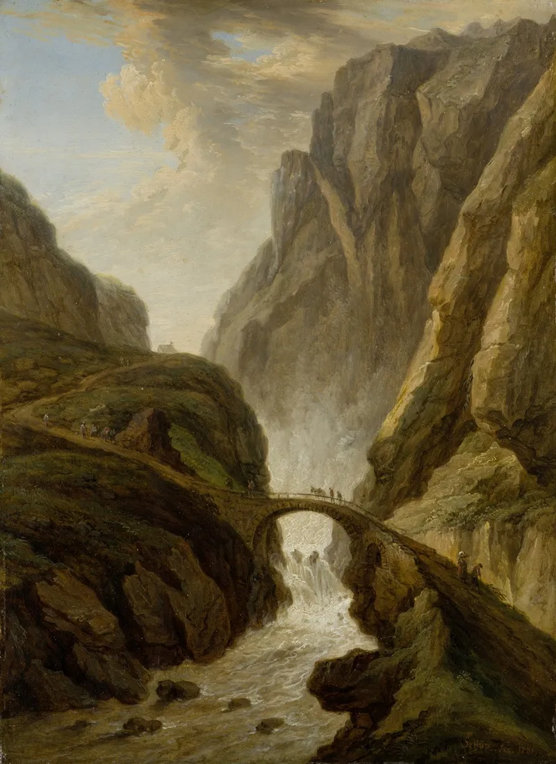 Devils Bridge On The St Gotthard Road