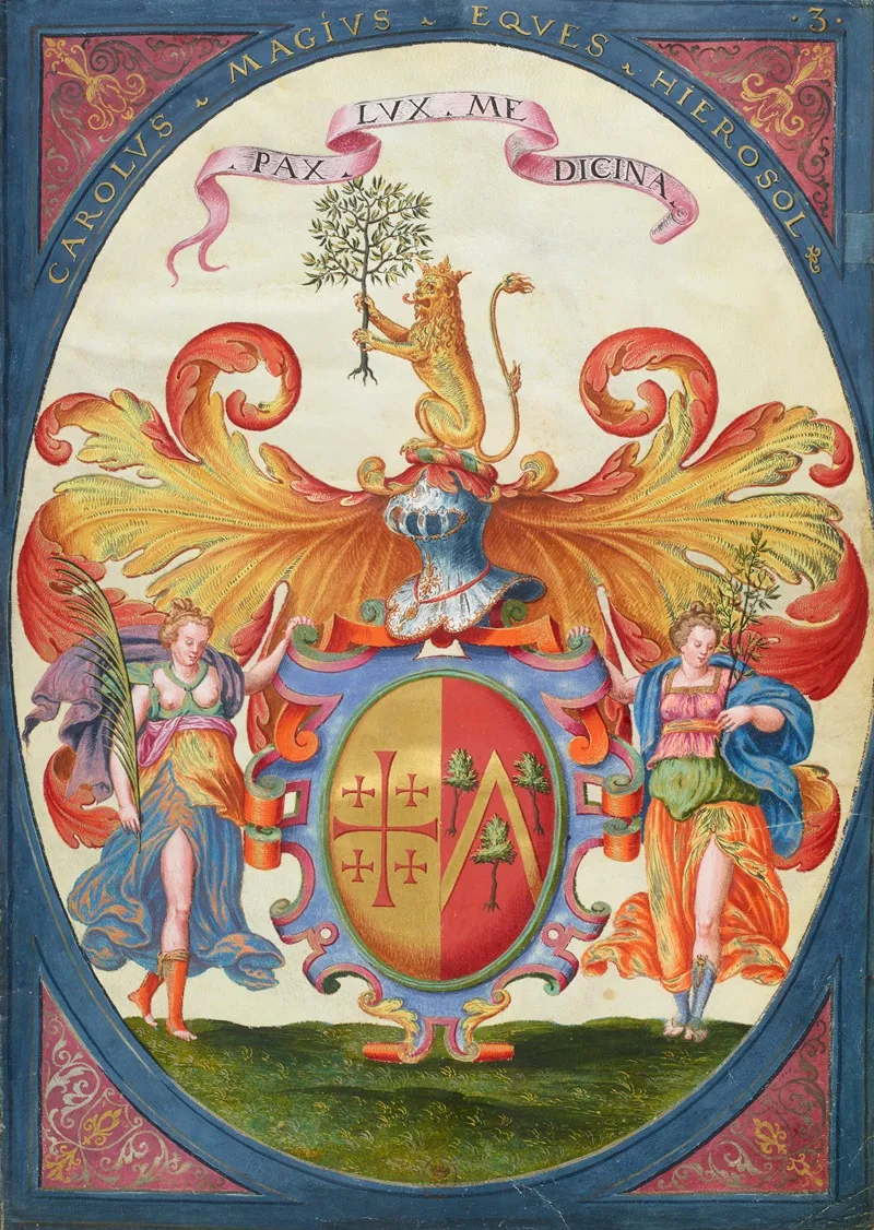 Devise Et Armoiries De Charles Magius