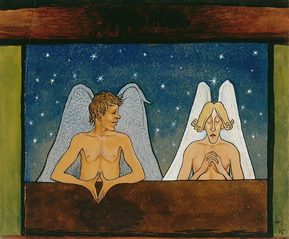 Devotion by Hugo Simberg - Canvas Print
