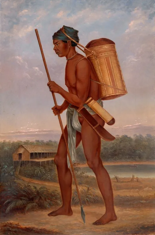 Diak Man by Antonio Zeno Shindler - Canvas Print