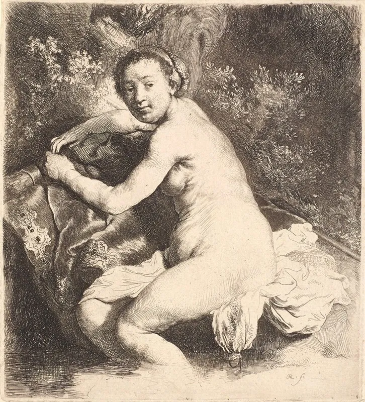 Diana At The Bath 2 by Rembrandt van Rijn - Canvas Print