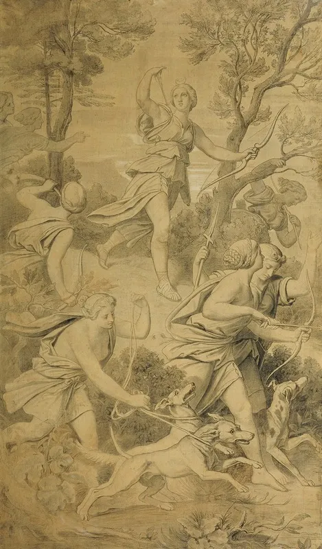 Diana Mit Ihren Gefahrtinnen