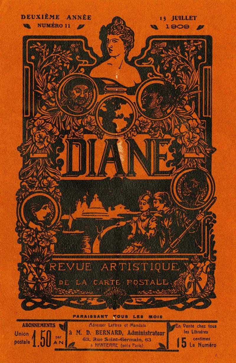 Diane Revue Artistique De La Carte Postale Deuxieme Annee No 11