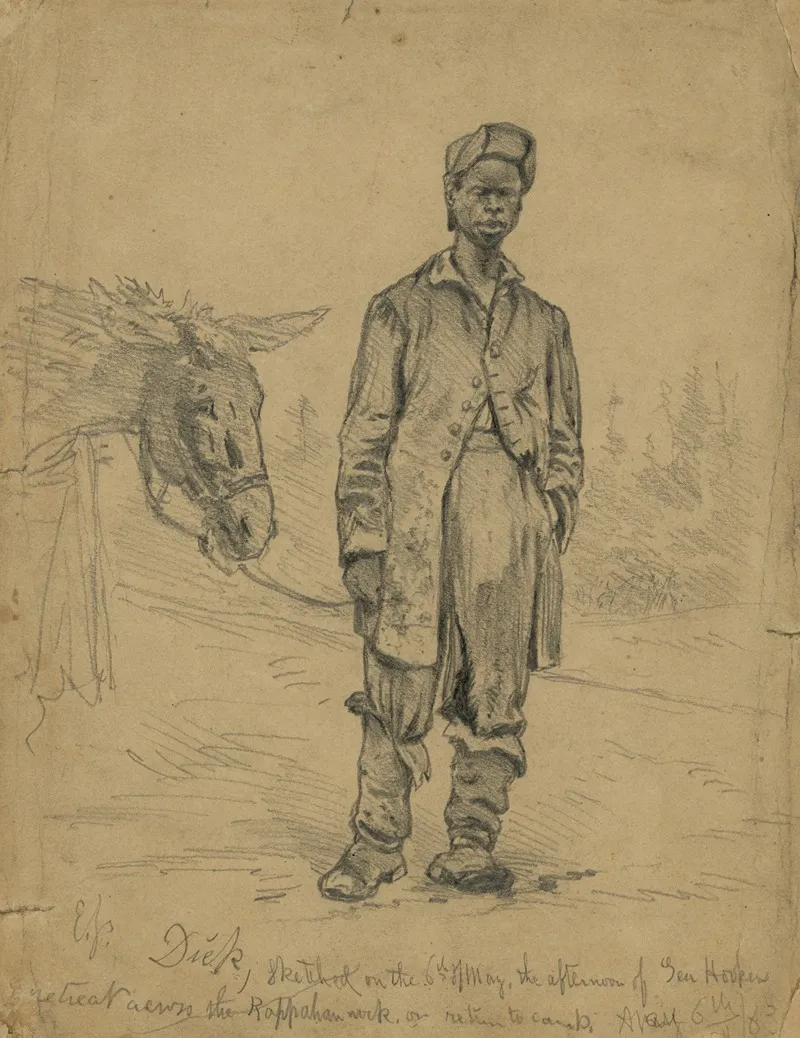 Dick Sketched On The 6th Of May On Return To Camp