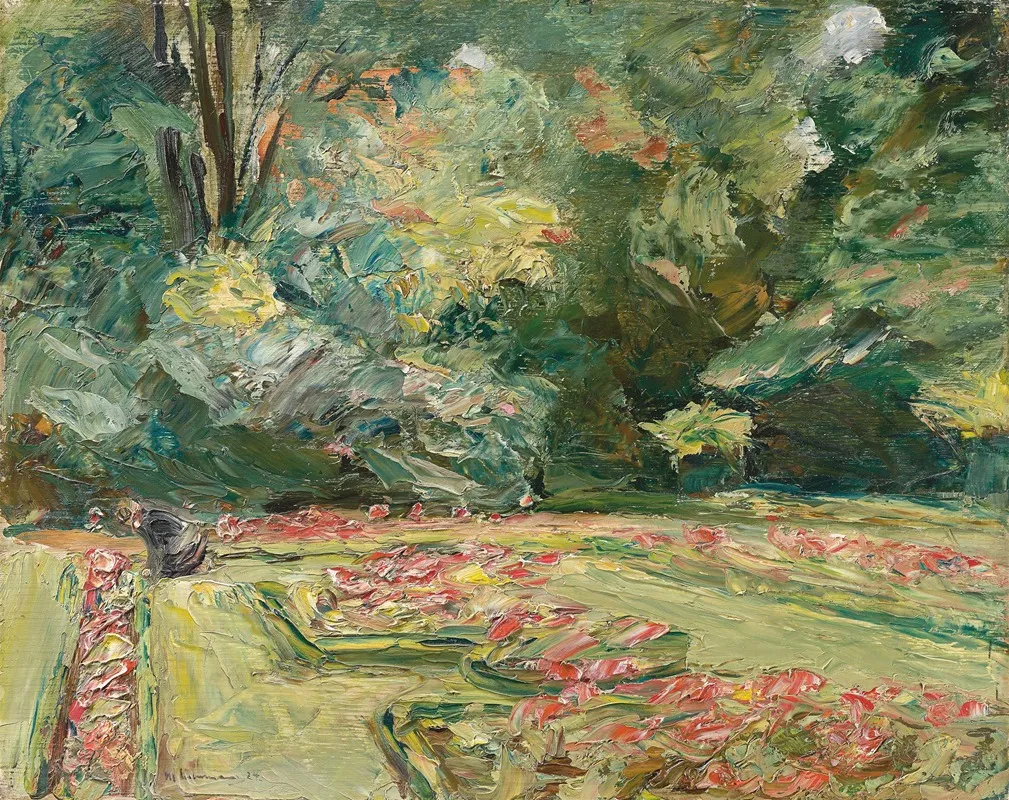 Die Blumenterrasse Im Wannseegarten Nach Norden