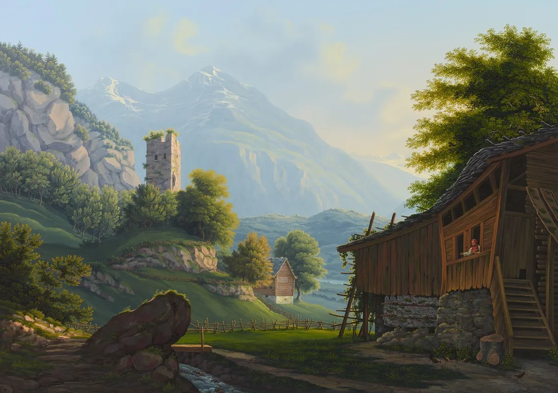 Die Burg Resti Im Meirigerthal