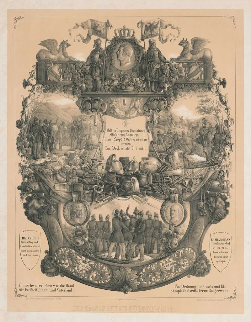 Die Carlsruher Burgerwehr