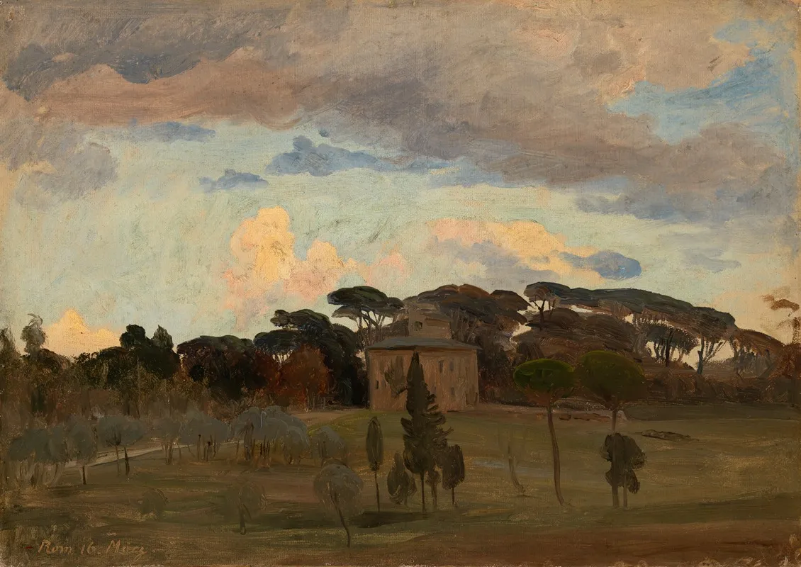 Die Casina Di Raffaello Im Park Der Villa Borghese