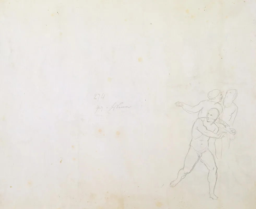 Die Drei Heiden Des Recto Als Aktfiguren