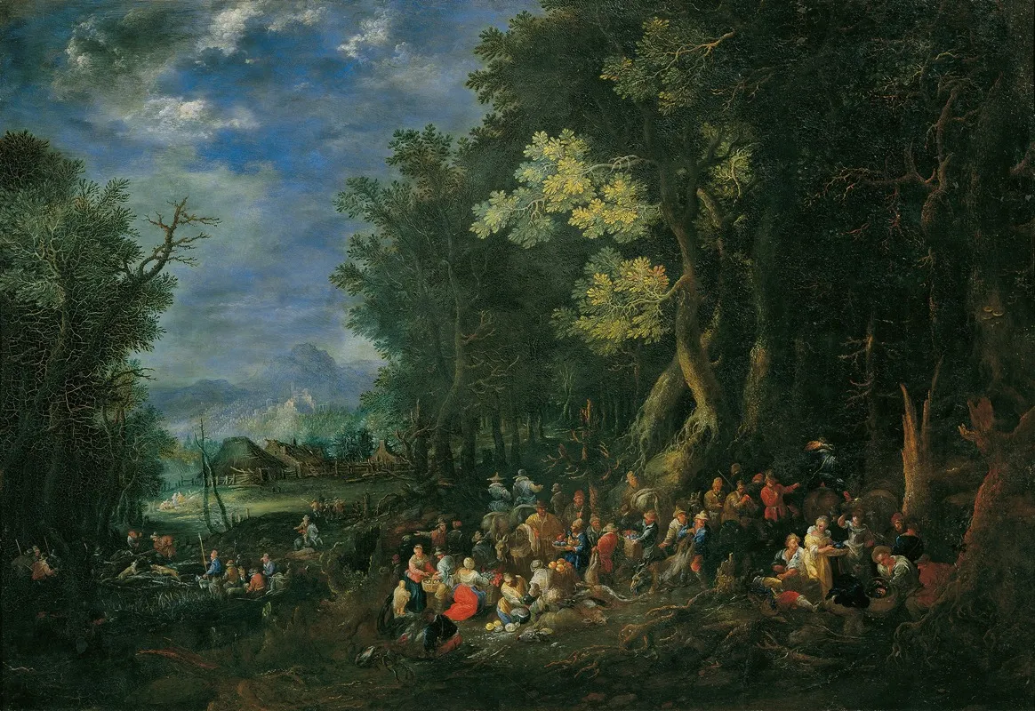 Die Erde by Johann Jakob Hartmann - Canvas Print