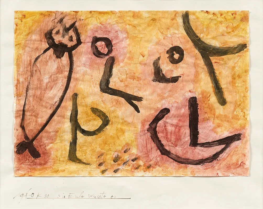 Die Eule Wusste Es by Paul Klee - Canvas Print