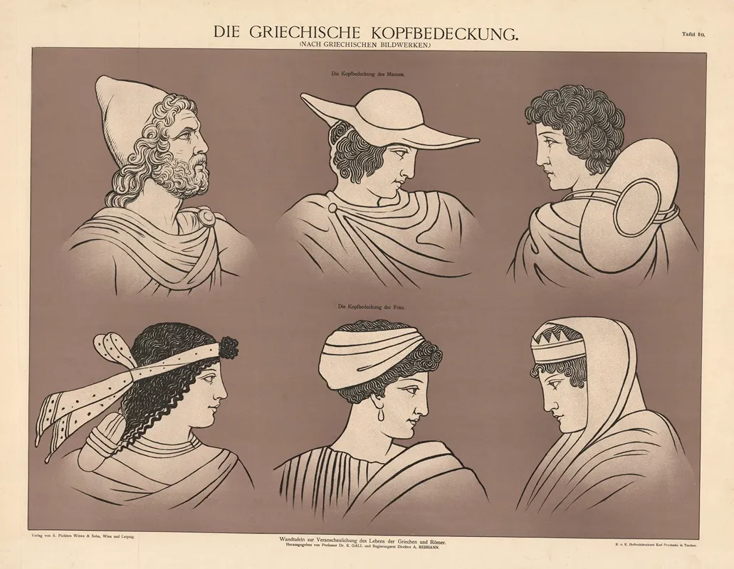 Die Griechische Kopfbedeckung