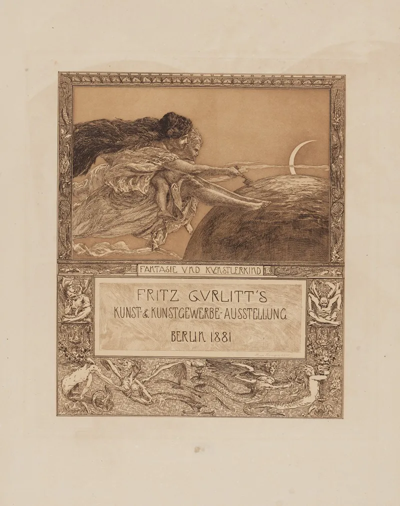 Die Gurlitt Ausstellungskarte Fantasie Und Kunstlerkind 2