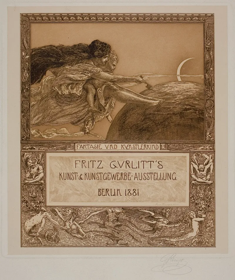 Die Gurlitt Ausstellungskarte Fantasie Und Kunstlerkind
