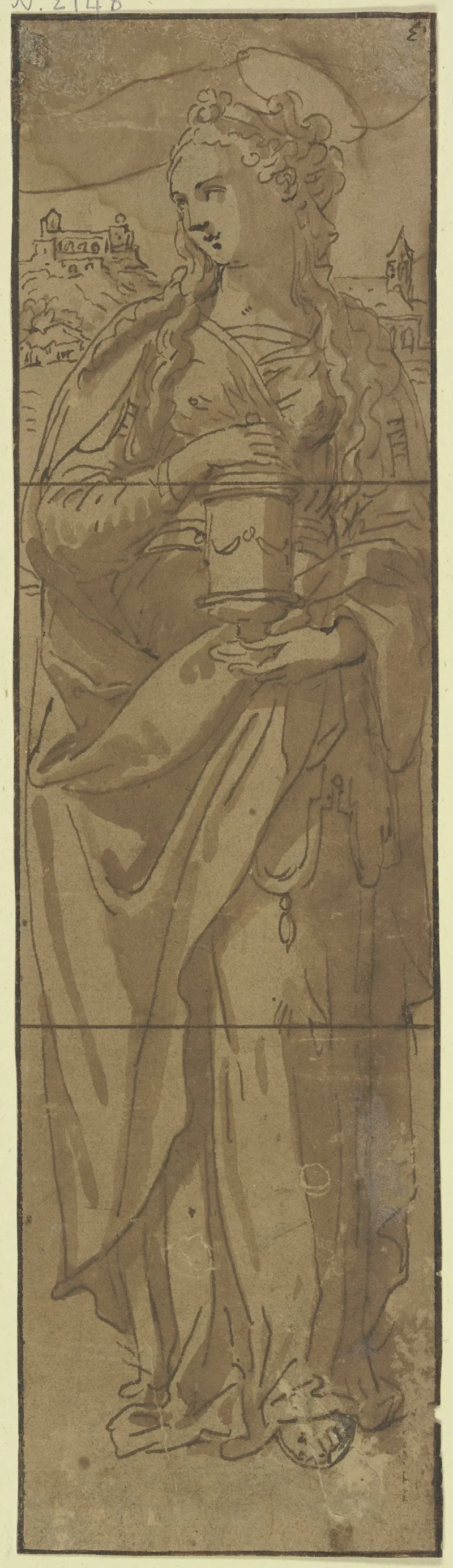 Die Heilige Maria Magdalena Mit Dem Salbgefas